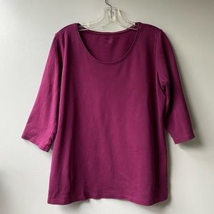 Eileen Fisher Organic Cotton Tee
